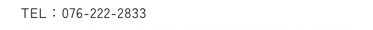 TEL：076-222-2833